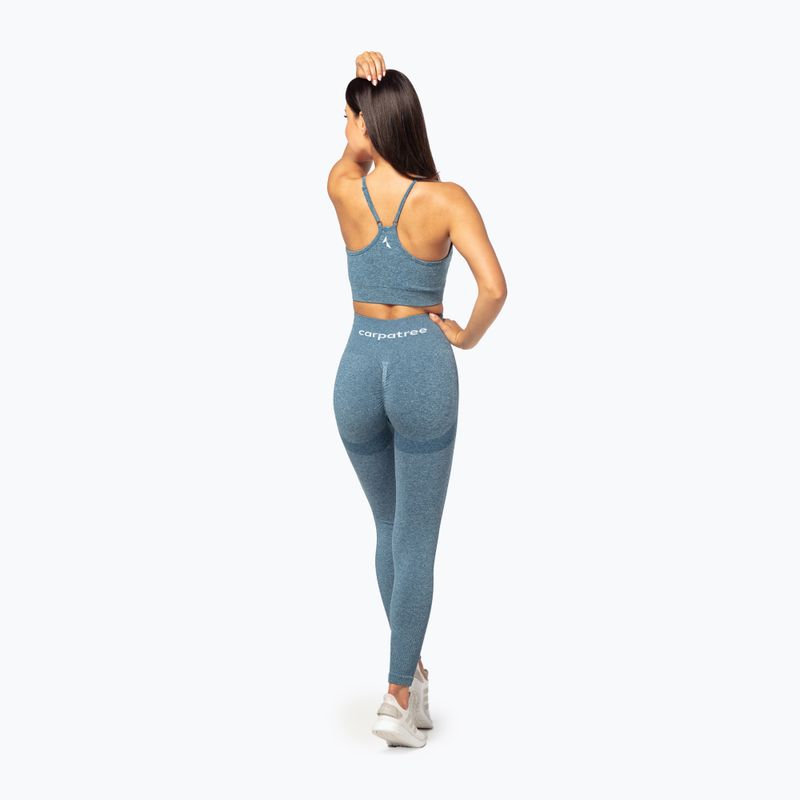 Carpatree Allure Seamless mallard blau Fitness-BH 4