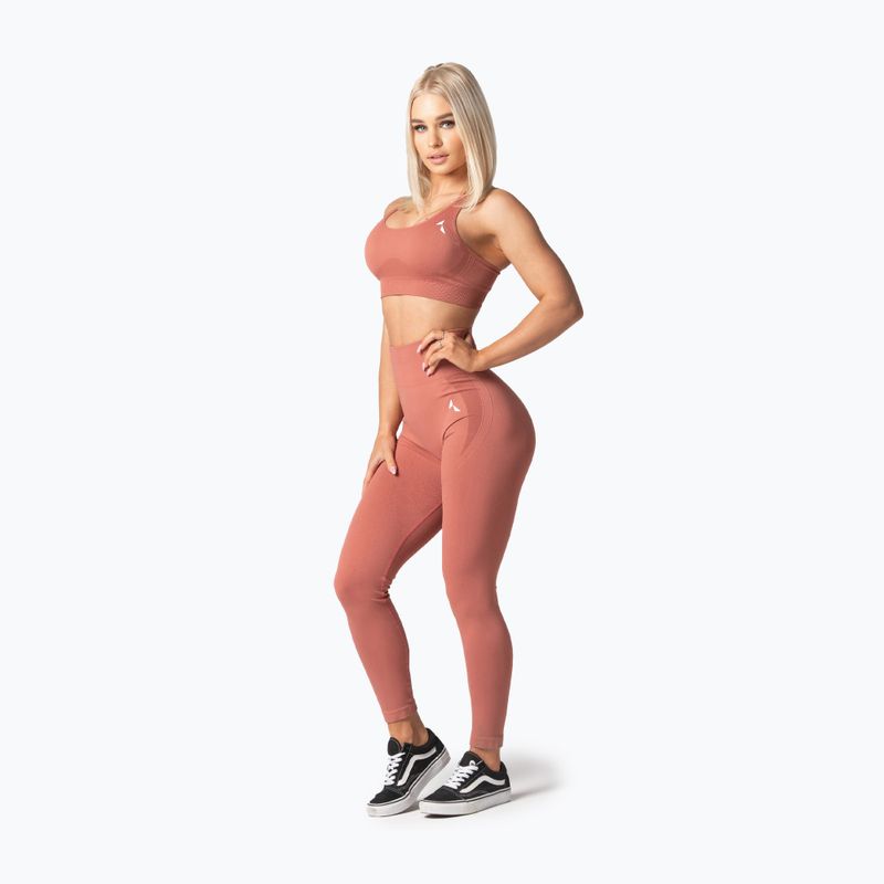 Damen-Workout-Leggings Carpatree Arcade Seamless rosa/canyon rose 3