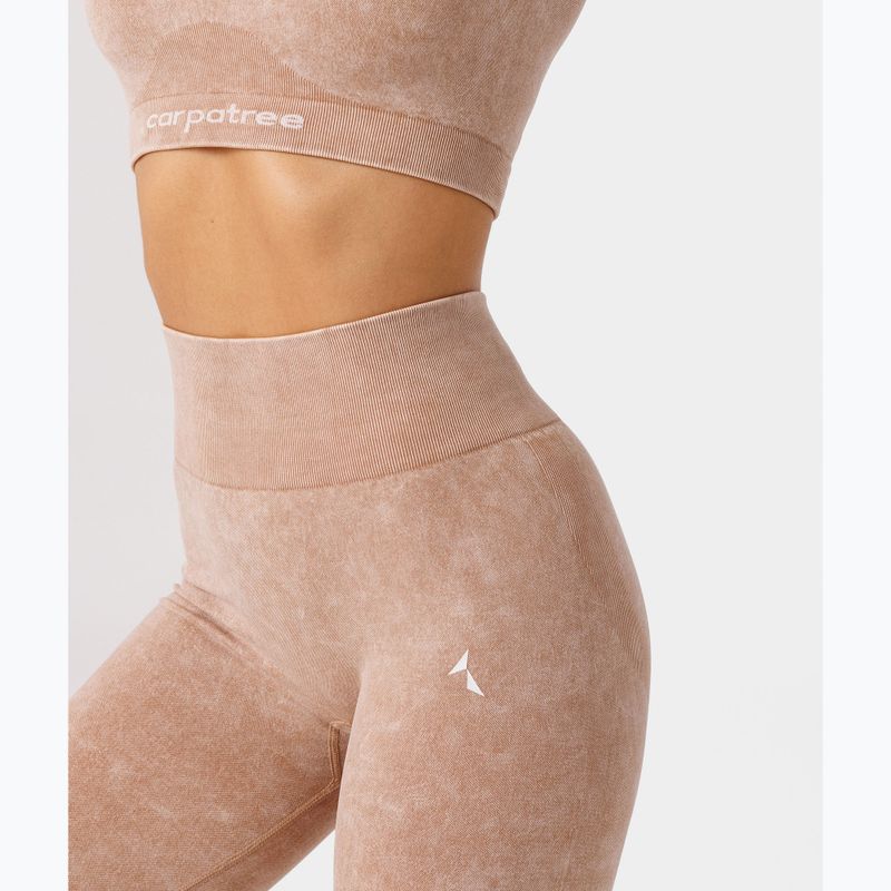 Damen Trainingsleggings Carpatree Yasmine Seamless beige stone wash 5