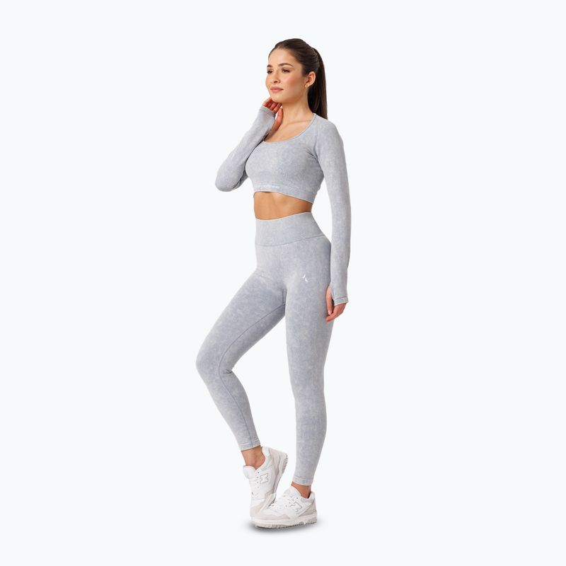 Damen Training Longsleeve Carpatree Yasmine Seamless blau stone wash 2