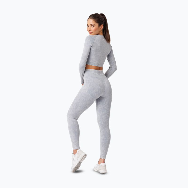 Damen Training Longsleeve Carpatree Yasmine Seamless blau stone wash 3