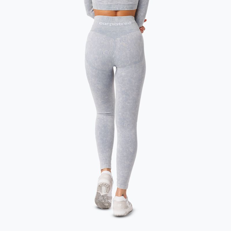 Damen Trainingsleggings Carpatree Yasmine Seamless blau stone wash 3