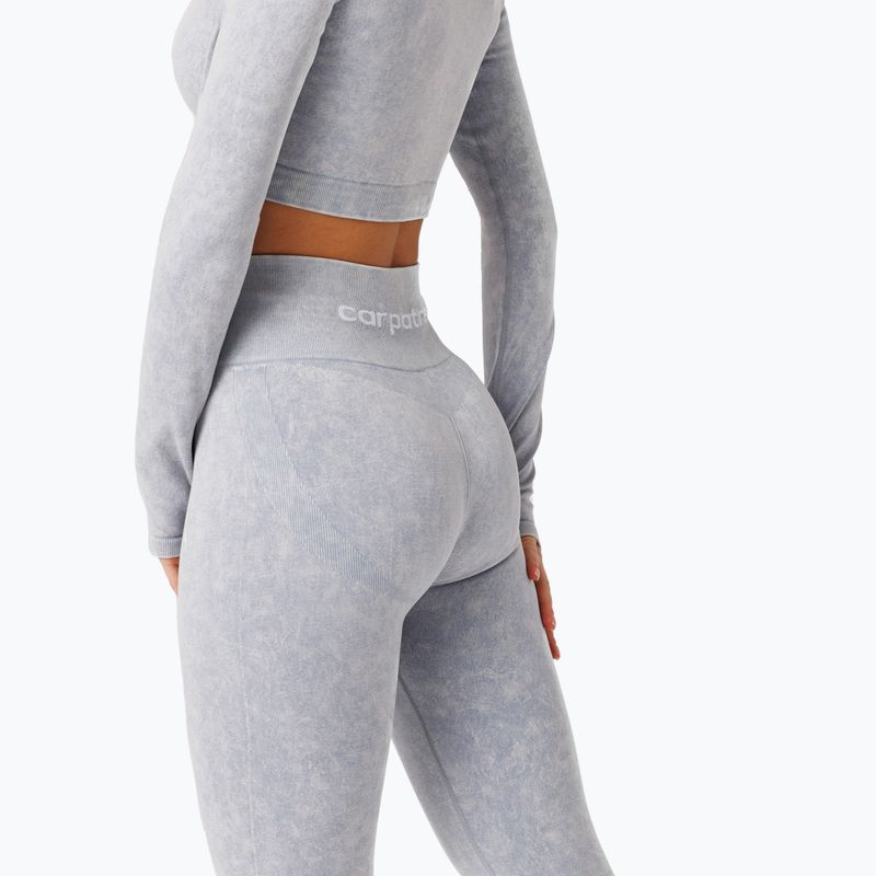 Damen Trainingsleggings Carpatree Yasmine Seamless blau stone wash 7
