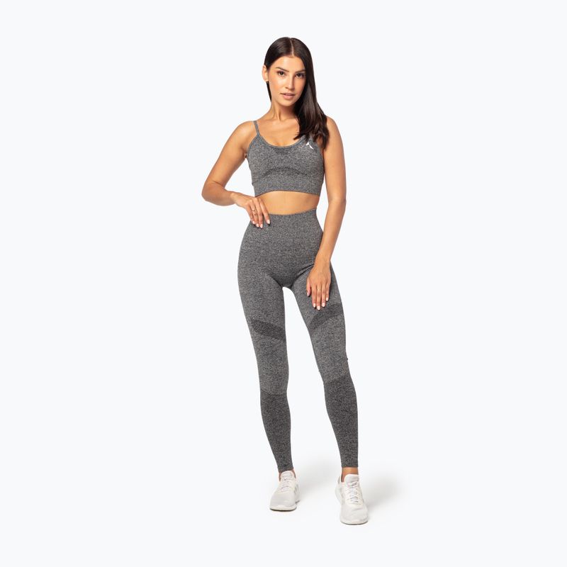 Damen Trainingsleggings Carpatree Vibe Seamless grau/melange