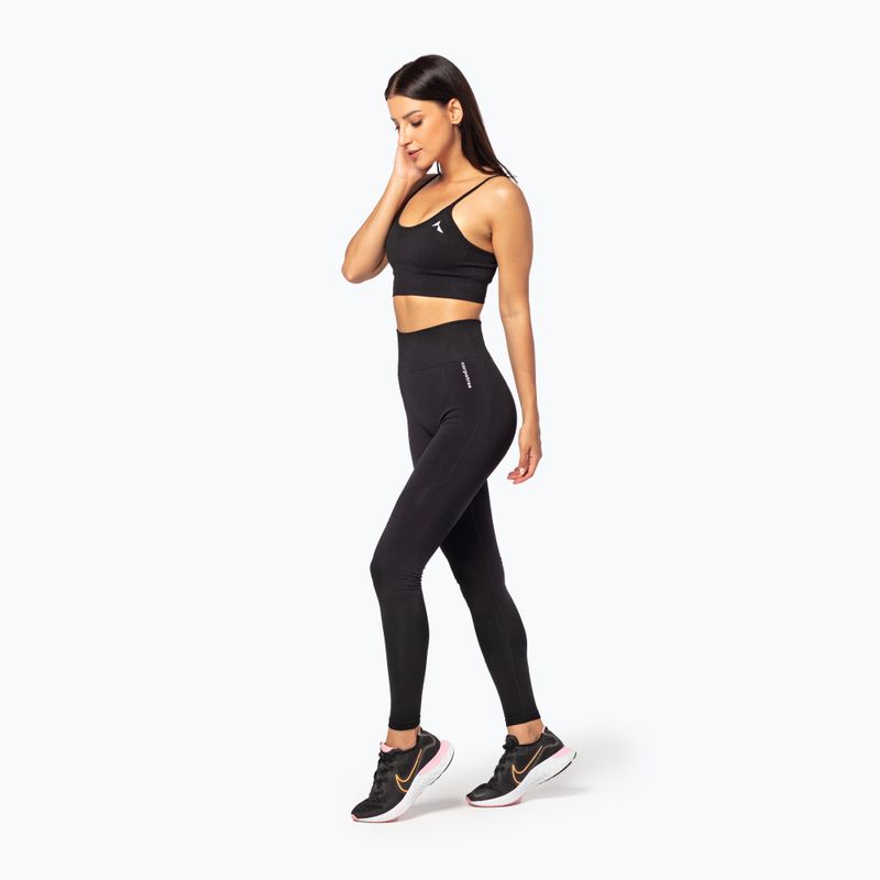 Damen Trainingsleggings Carpatree Vibe Seamless schwarz