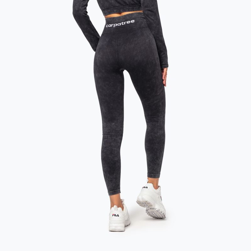 Damen Trainingsleggings Carpatree Yasmine Nahtlos schwarz 3