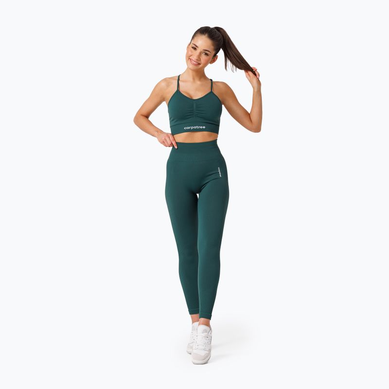 Damen Trainingsleggings Carpatree Allure Seamless waldgrün 2