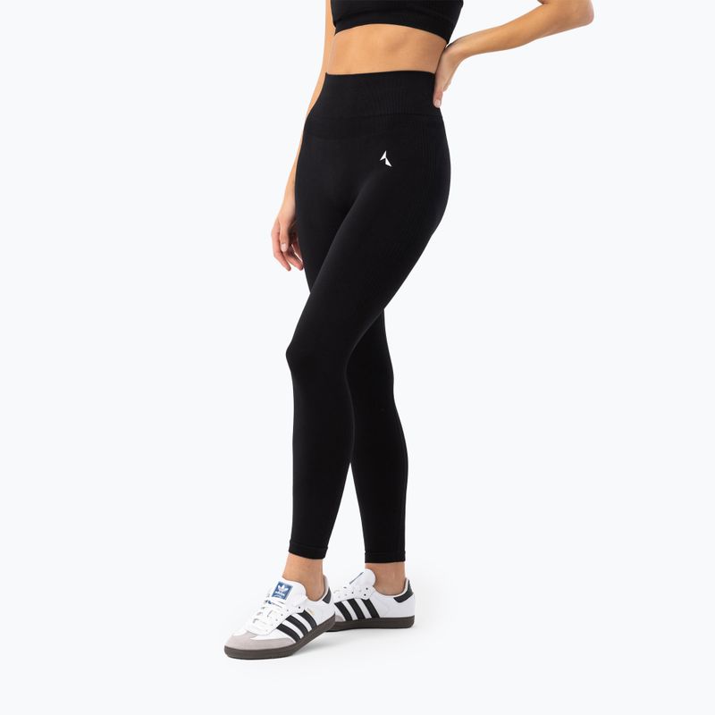 Damen Trainingsleggings Carpatree Blaze Seamless schwarz 4