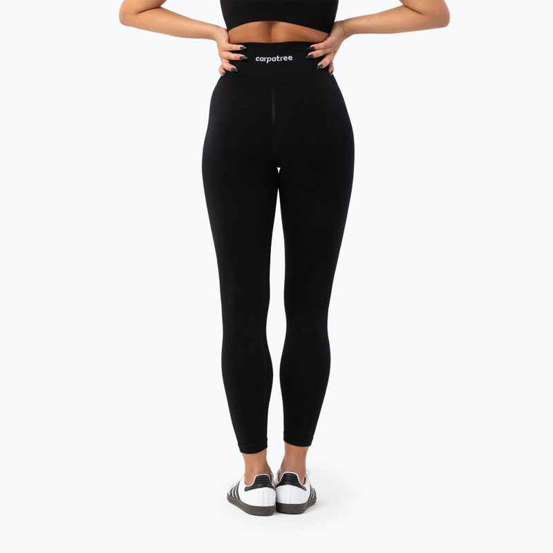 Damen Trainingsleggings Carpatree Blaze Seamless schwarz 5