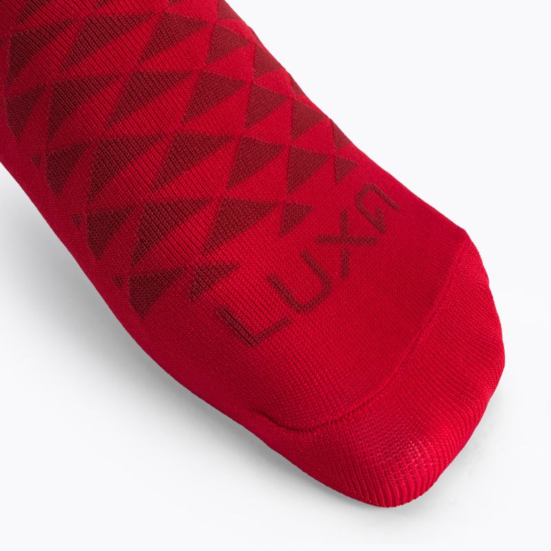 LUXA Asymmetrische Fahrradsocken rot LUHE19SAMRS 4