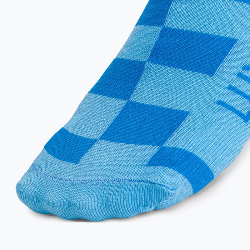 LUXA Squares Fahrradsocken blau LUAMSSQBS 4