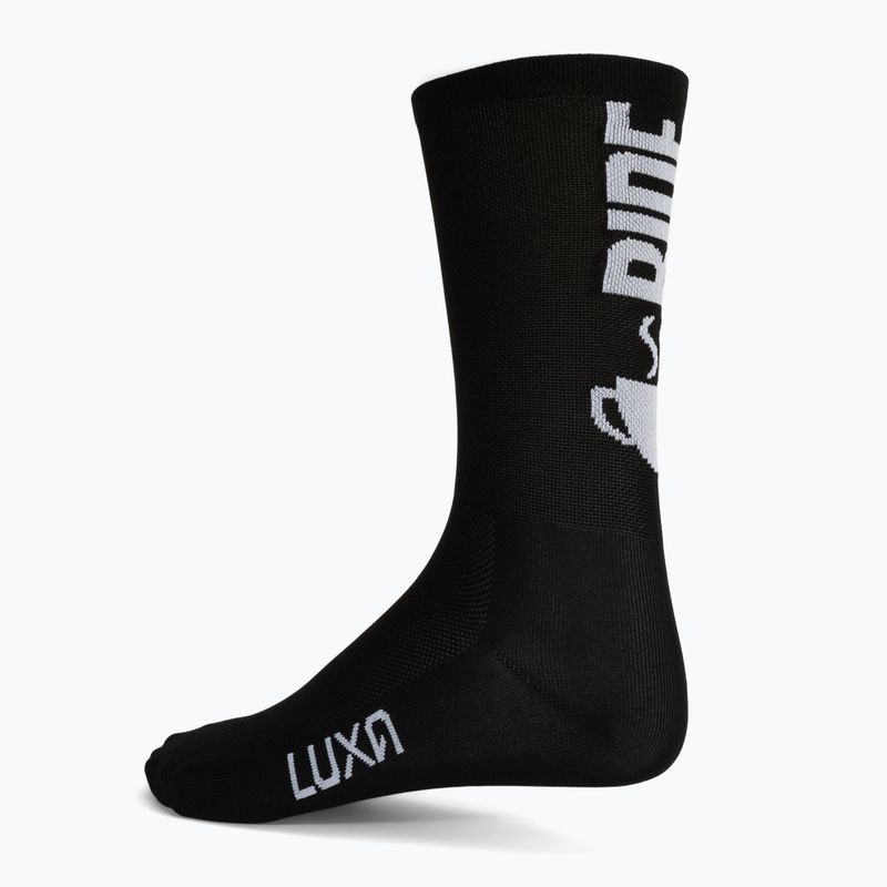 LUXA Coffee Ride Fahrradsocken schwarz LAM21SCRBS1 5