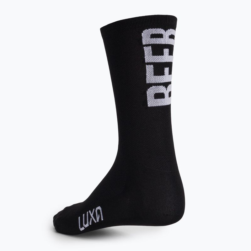 LUXA Beer Ride Fahrradsocken schwarz LAM21SBRBS1 4