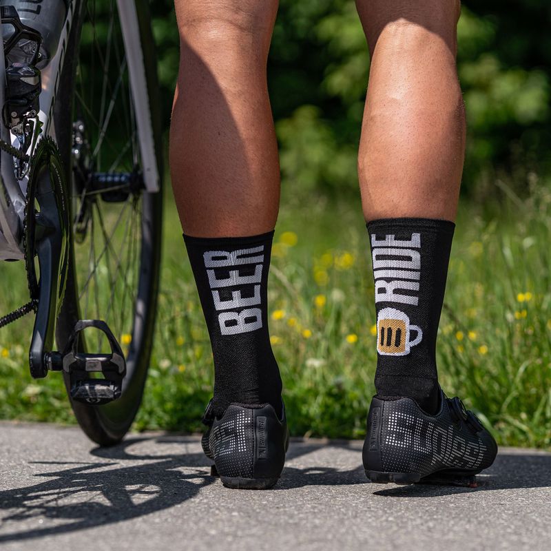 LUXA Beer Ride Fahrradsocken schwarz LAM21SBRBS1 7