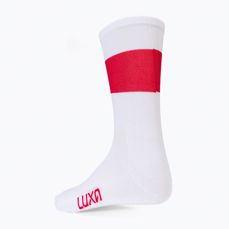 LUXA Flagge weiß und rot Fahrradsocken LAM21SPFS 3