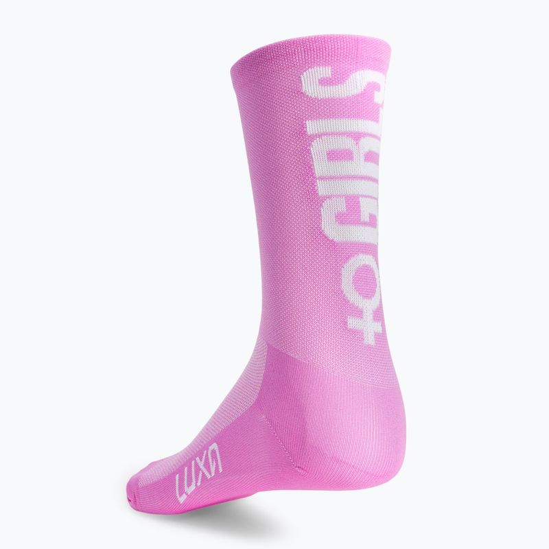 Damen-Radsocken LUXA Girls Power rosa LAM21SGPL1S 4