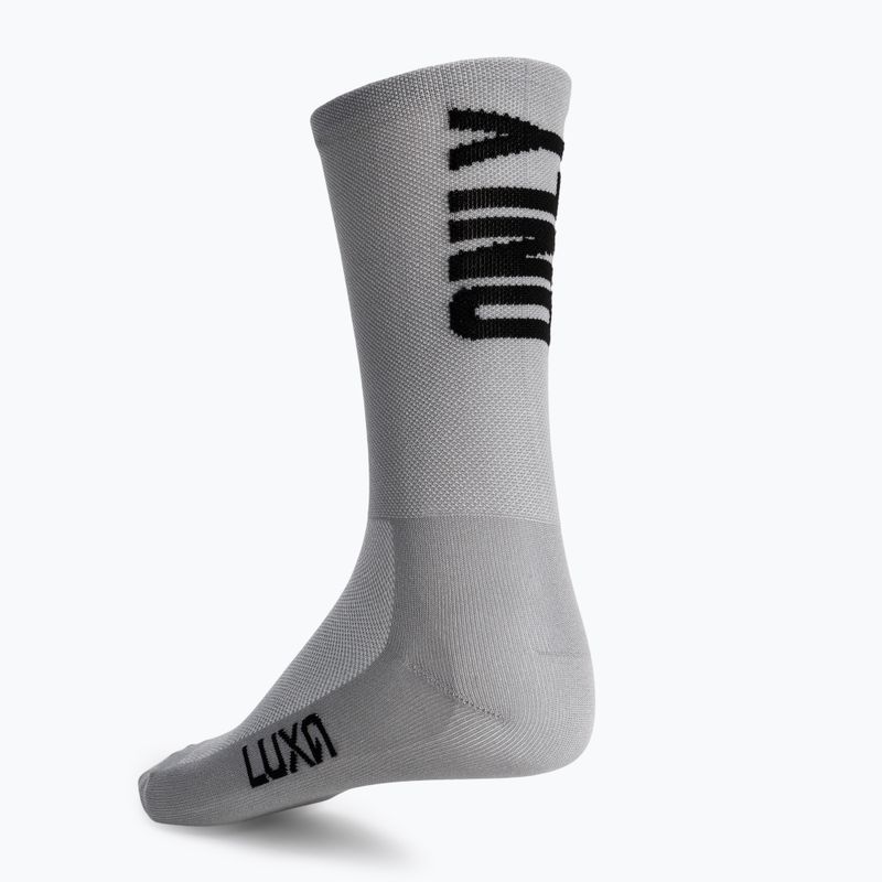 LUXA Only Gravel graue Fahrradsocken LAM21SOGG1S 4
