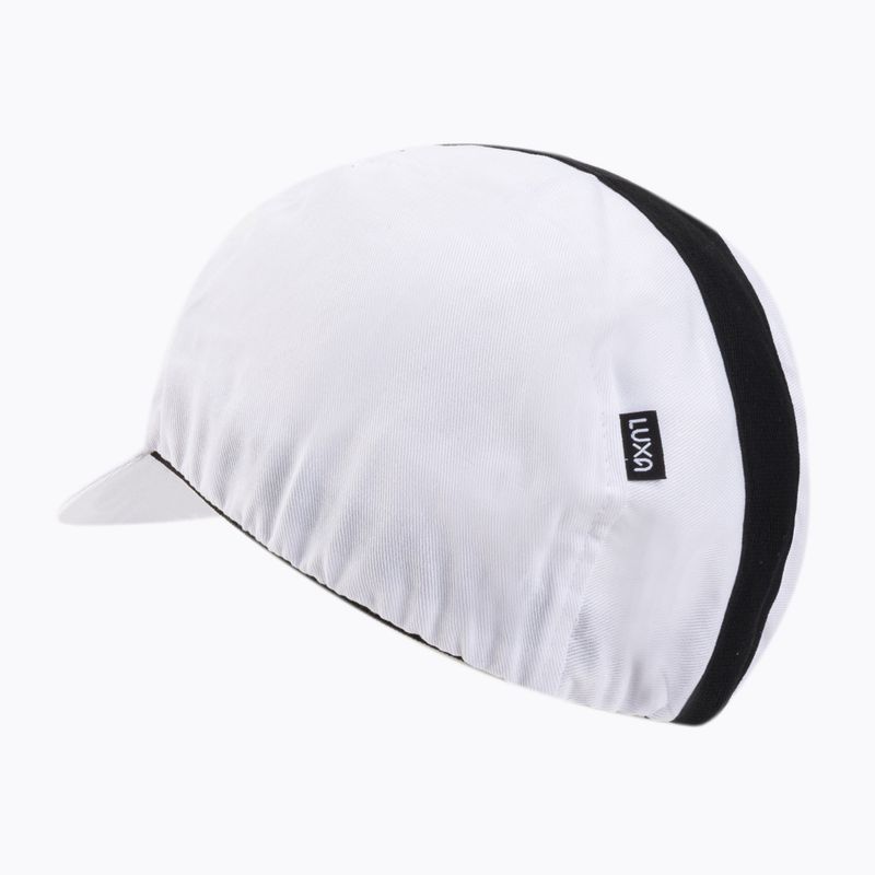 LUXA Classic Stripe Baseballkappe weiß und schwarz LULOCKCSW 6