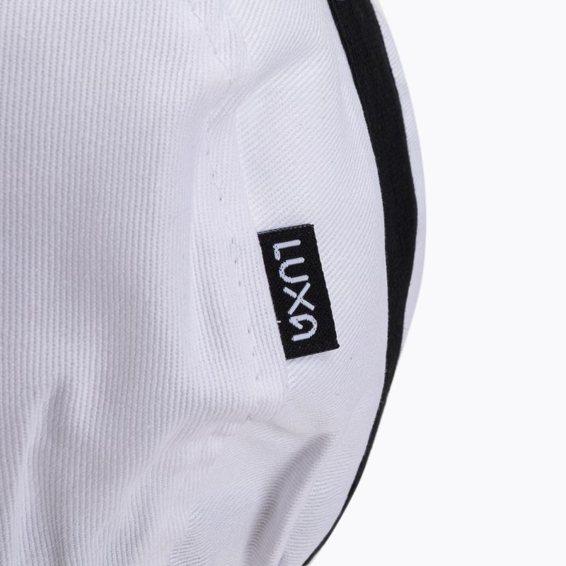 LUXA Classic Stripe Baseballkappe weiß und schwarz LULOCKCSW 8
