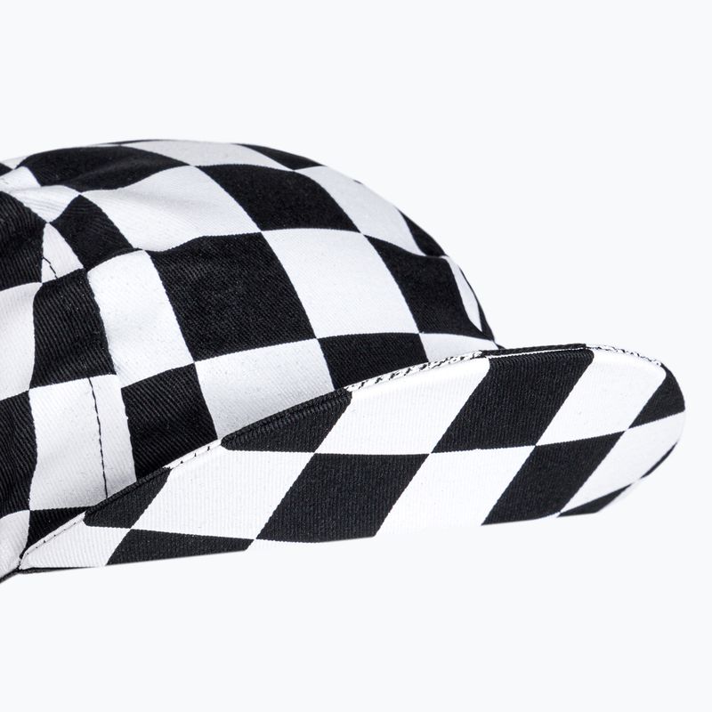 Luxa Squares Baseballkappe schwarz und weiß LULOCKSB 6