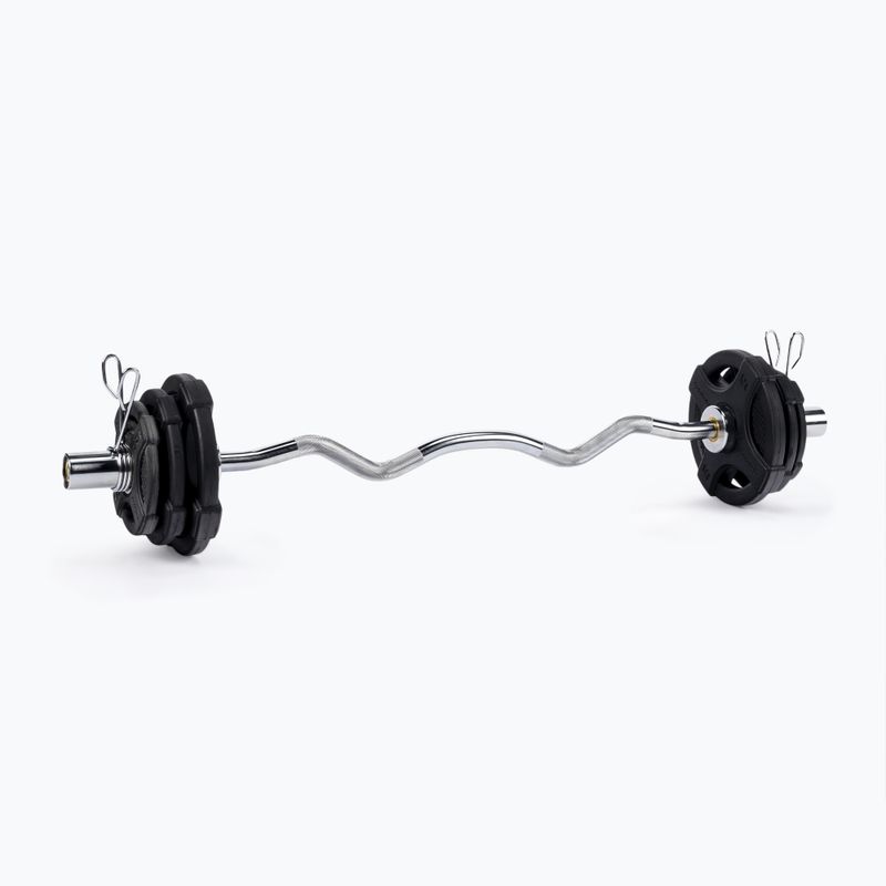 Gipara Eisen Pumpe Übung Set 27 5 kg schwarz 8884