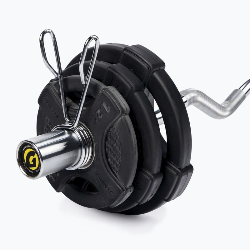Gipara Eisen Pumpe Übung Set 27 5 kg schwarz 8884 2