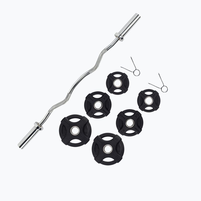 Gipara Eisen Pumpe Übung Set 27 5 kg schwarz 8884 4