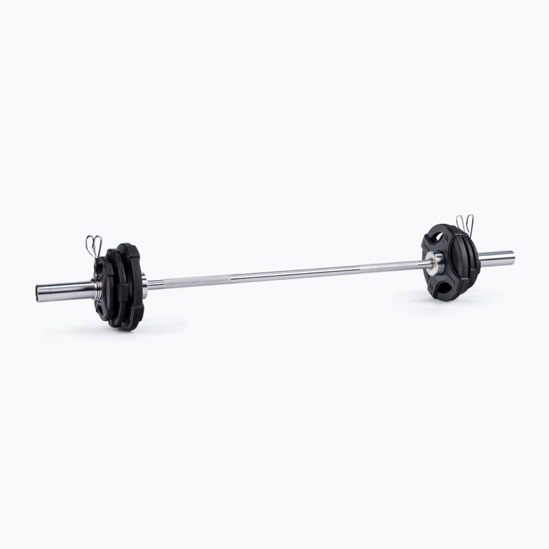 Gipara Eisen Pumpe Übung Set 29 5 kg schwarz 8885