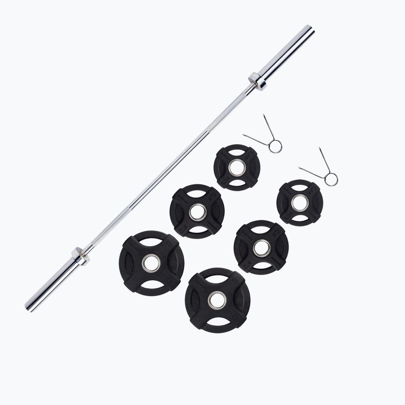Gipara Eisen Pumpe Übung Set 29 5 kg schwarz 8885 4