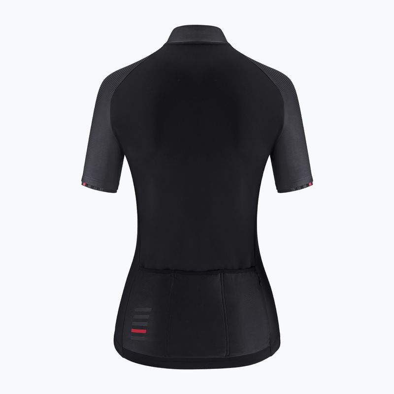 Damen Radtrikot Quest Stone schwarz 2