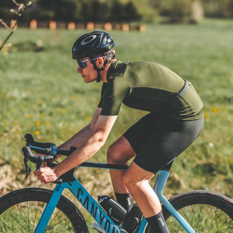 Herren Quest Adventure Radtrikot riffelgrün 2