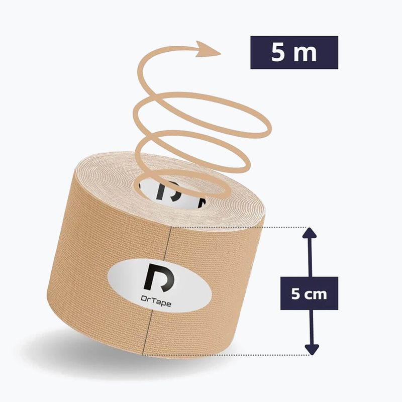Kinesiotape DrTape Kinesiology Tape beige 2