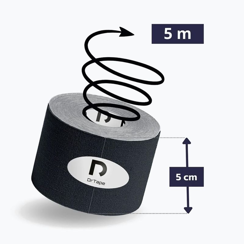 Kinesiotape DrTape Kinesiology Tape black 2