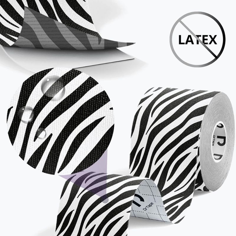 Kinesiotape DrTape Kinesiology Tape zebra 3