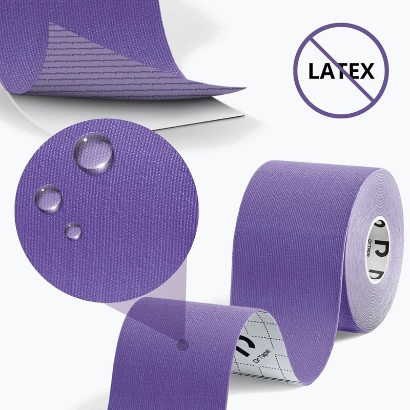 Kinesiotaping-Tape DrTape Kinesiology Tape purple 3