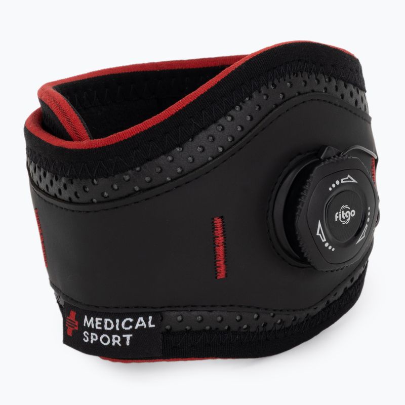 Ellenbogenbandage MSupport Red black