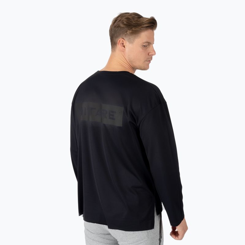 Herren MITARE PRO Trainings-Langarmshirt schwarz K101