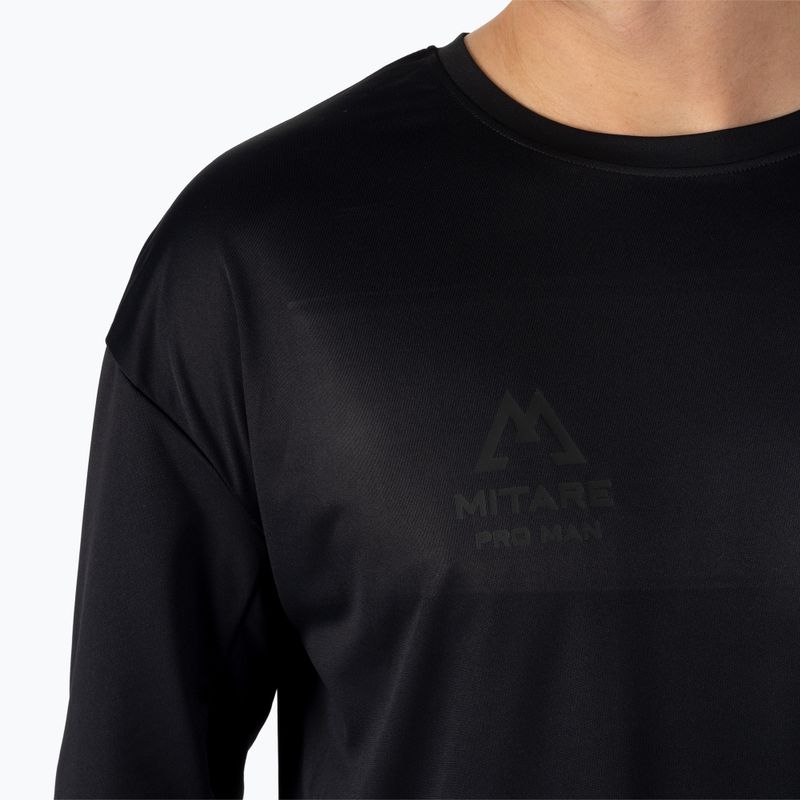 Herren MITARE PRO Trainings-Langarmshirt schwarz K101