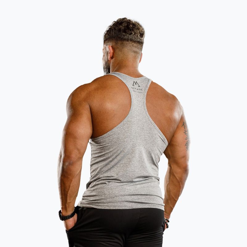 Herren-Trainings-Tanktop MITARE PRO grau K095