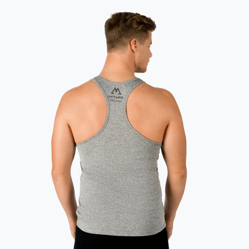Herren-Trainings-Tanktop MITARE PRO grau K095 2