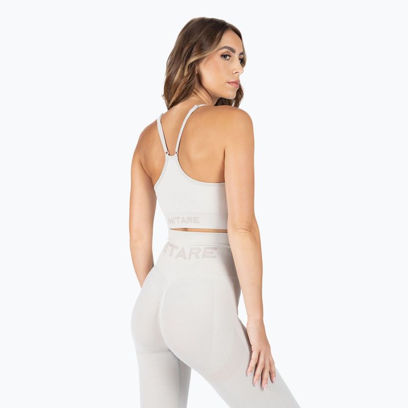 Nahtloser Damen Trainings-BH MITARE Push Up Max hellbeige K002