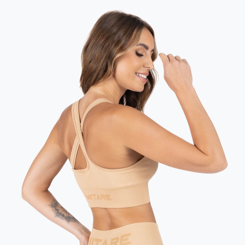 Nahtloser Damen Trainings-BH MITARE Sunny beige K114 3