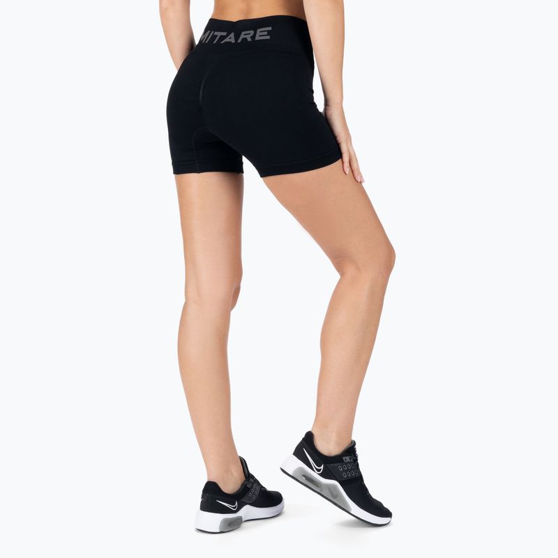Damen MITARE Push Up Sunny Trainingsshorts schwarz K115 3
