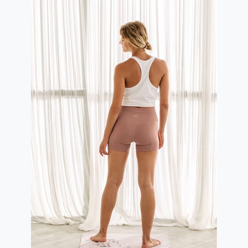 Damen Yoga-Shorts Joy in me Rise rosa 801310