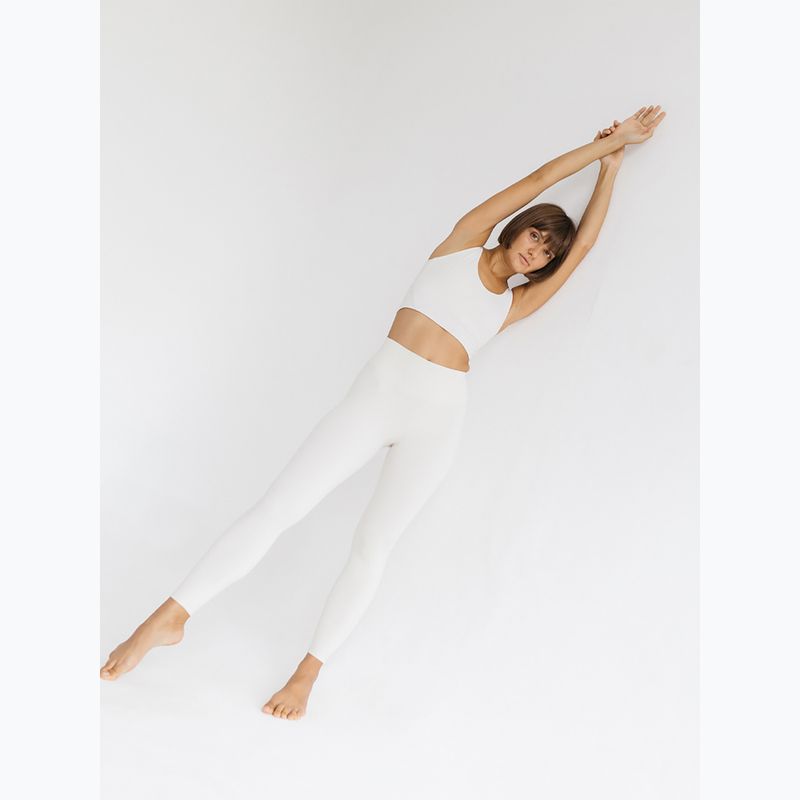 Damen-Yoga-Leggings JOYINME 7/8 Oneness Ease cremeweiß 8