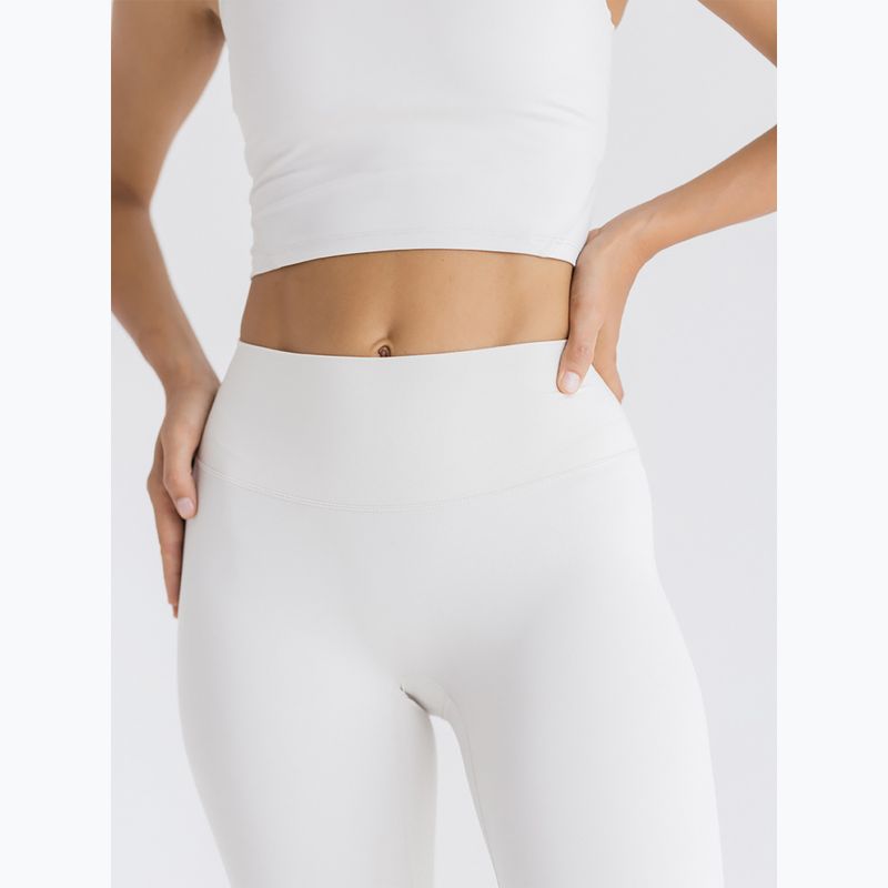 Damen-Yoga-Leggings JOYINME 7/8 Oneness Ease cremeweiß 4