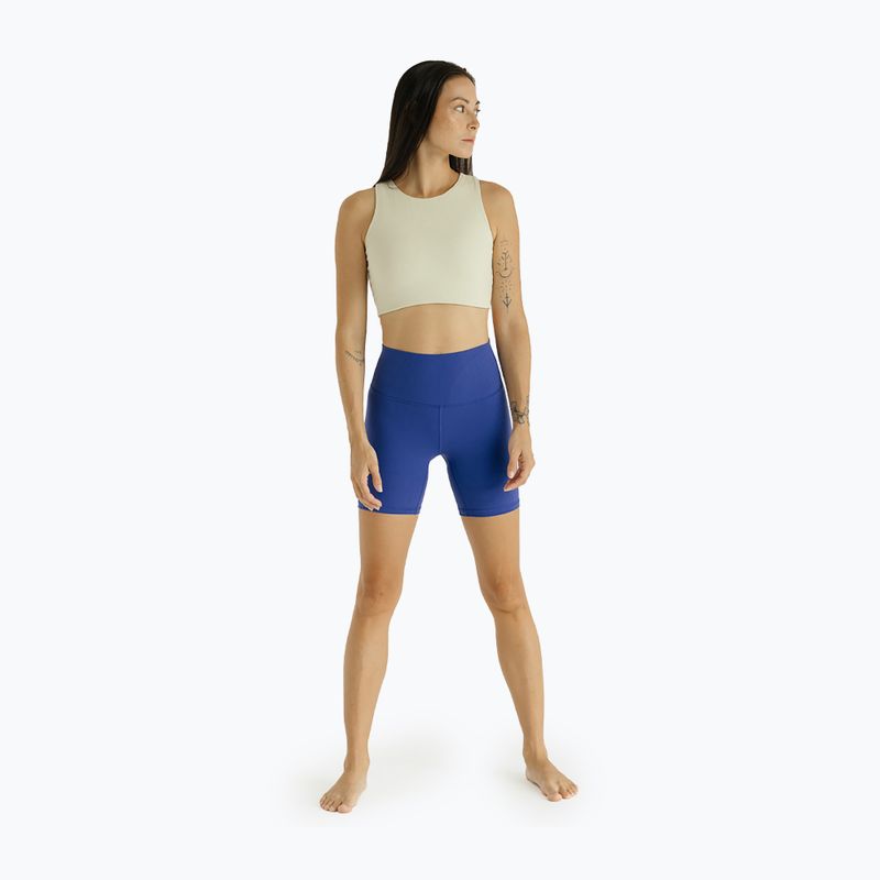 Damen Yoga-Shorts JOYINME Gerippt ultramarinblau 3
