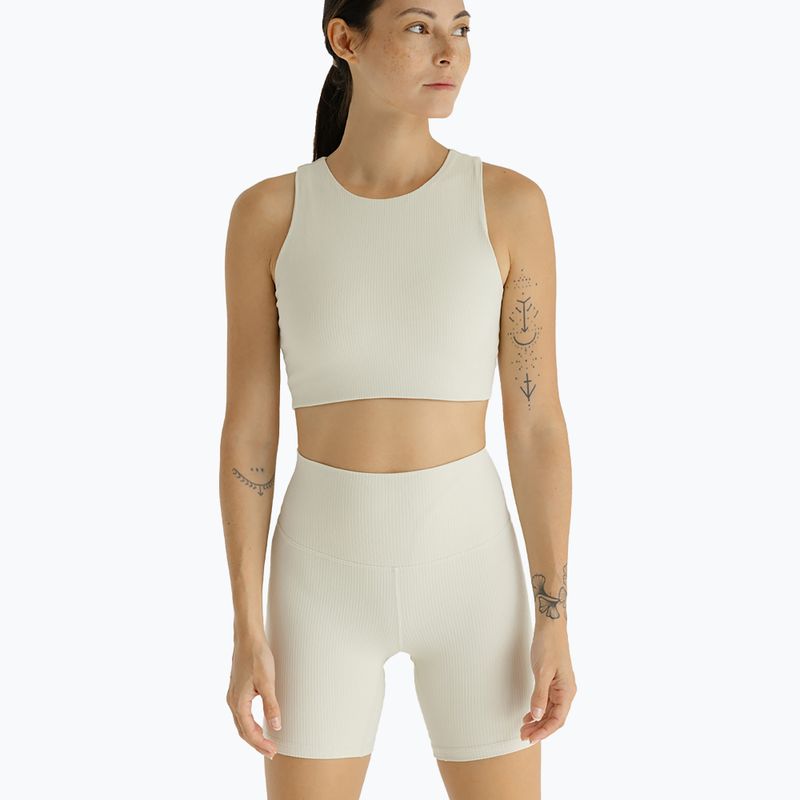 Damen Yoga-Shorts JOYINME Gerippte Buttercreme