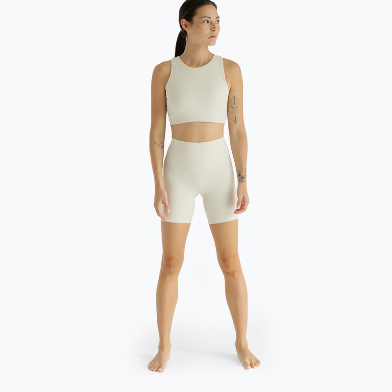 Damen Yoga-Shorts JOYINME Gerippte Buttercreme 2