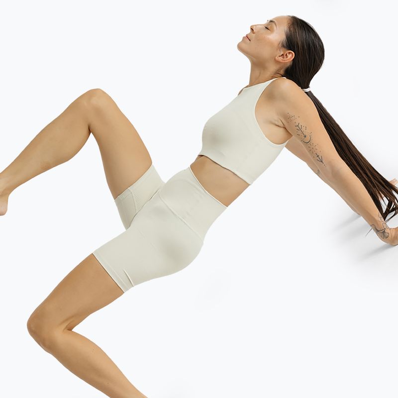 Damen Yoga-Shorts JOYINME Gerippte Buttercreme 8